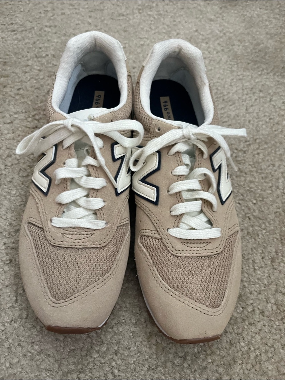 New Balance (sold by Jcrew) Tan 500 Series Running Shoes - Picture 2 of 9